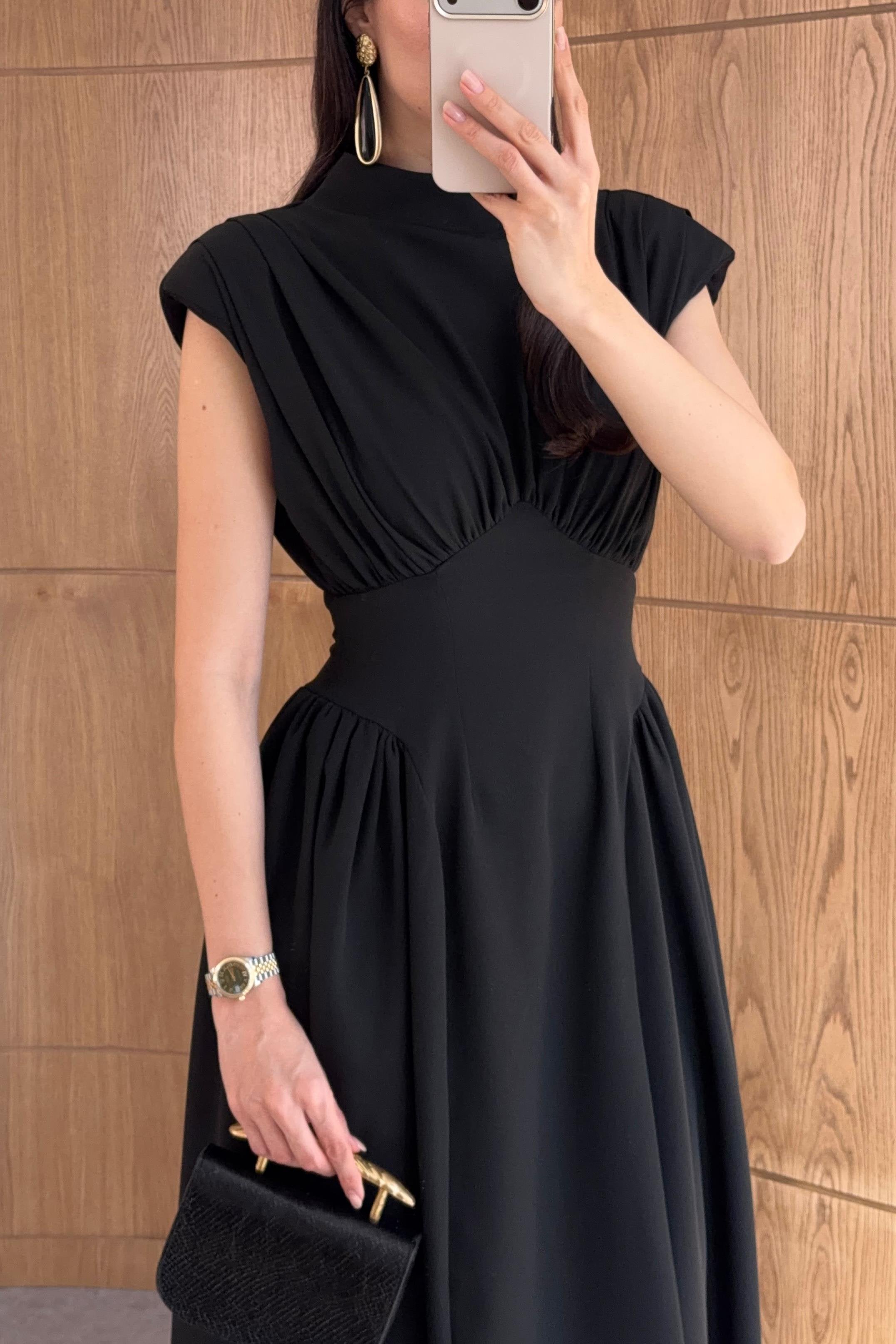 فستان اسود - KP2268