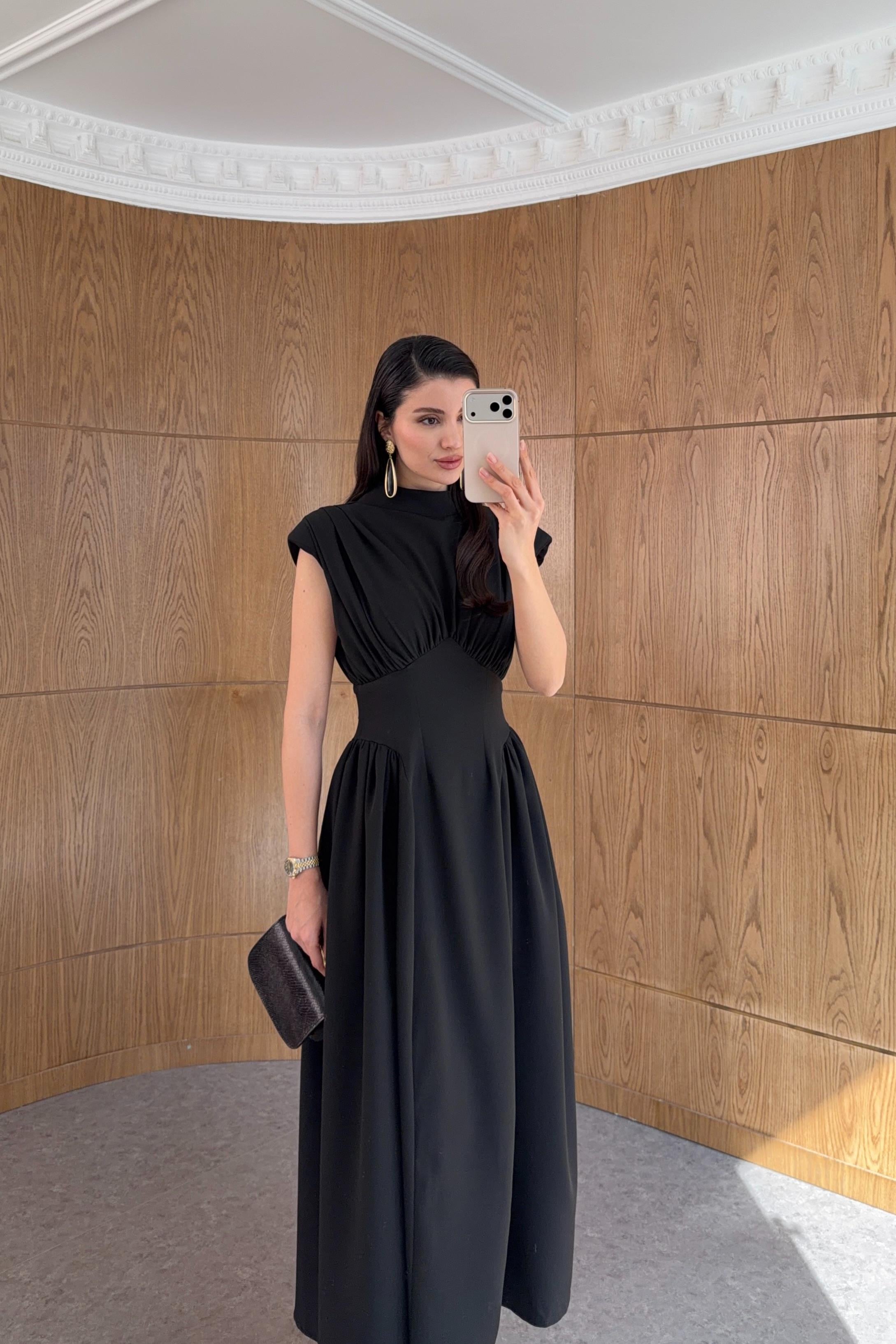 فستان اسود - KP2268