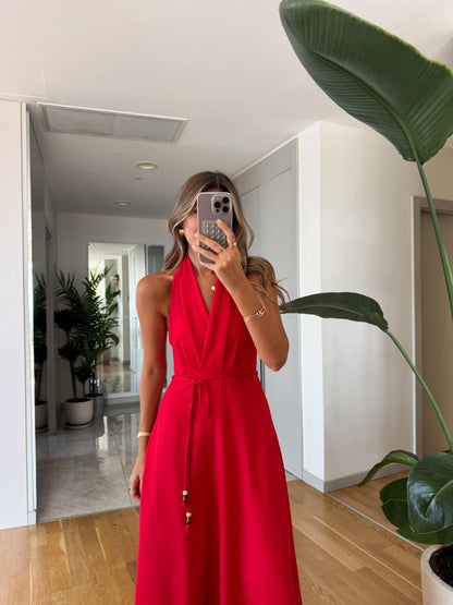 فستان احمر - KP2141