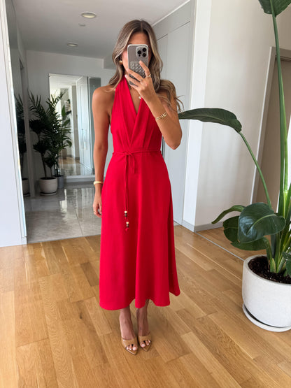 فستان احمر - KP2141