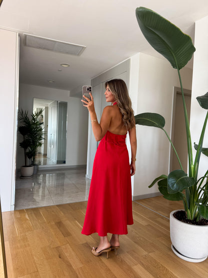 فستان احمر - KP2141