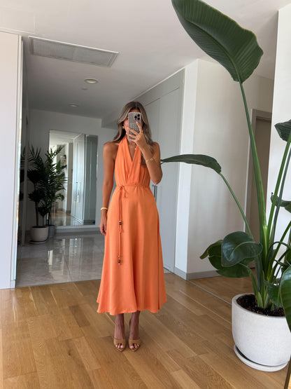 فستان سلمون - KP2141