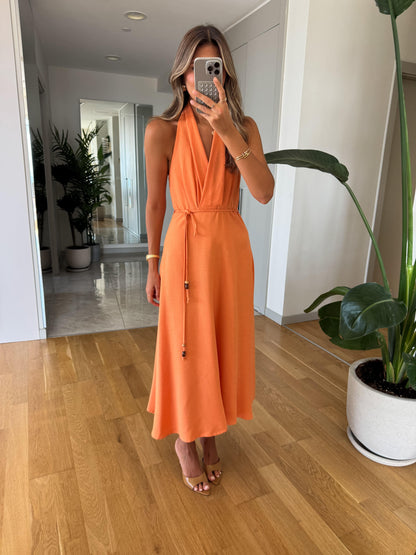 فستان سلمون - KP2141