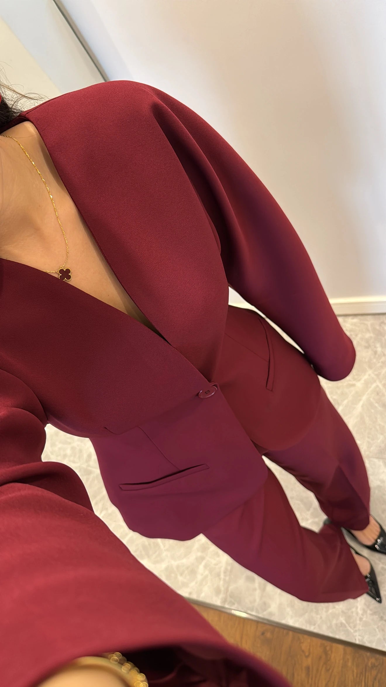 طقم رسمي خمري - KP1230