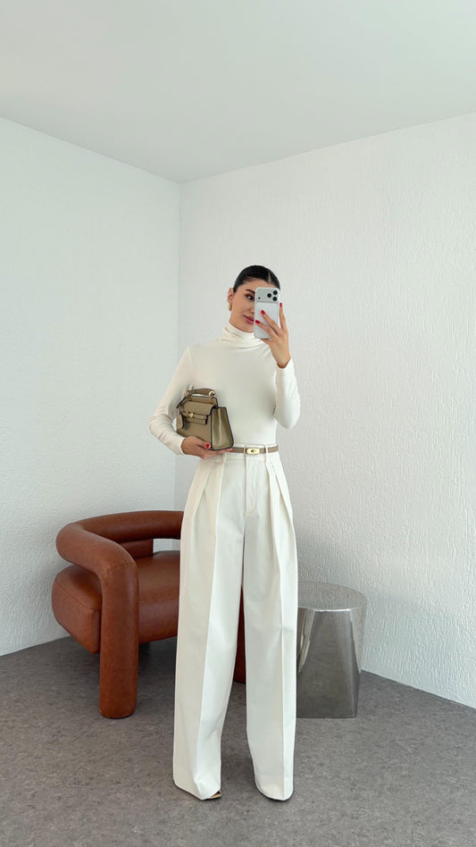 بنطلون ابيض - KP5061