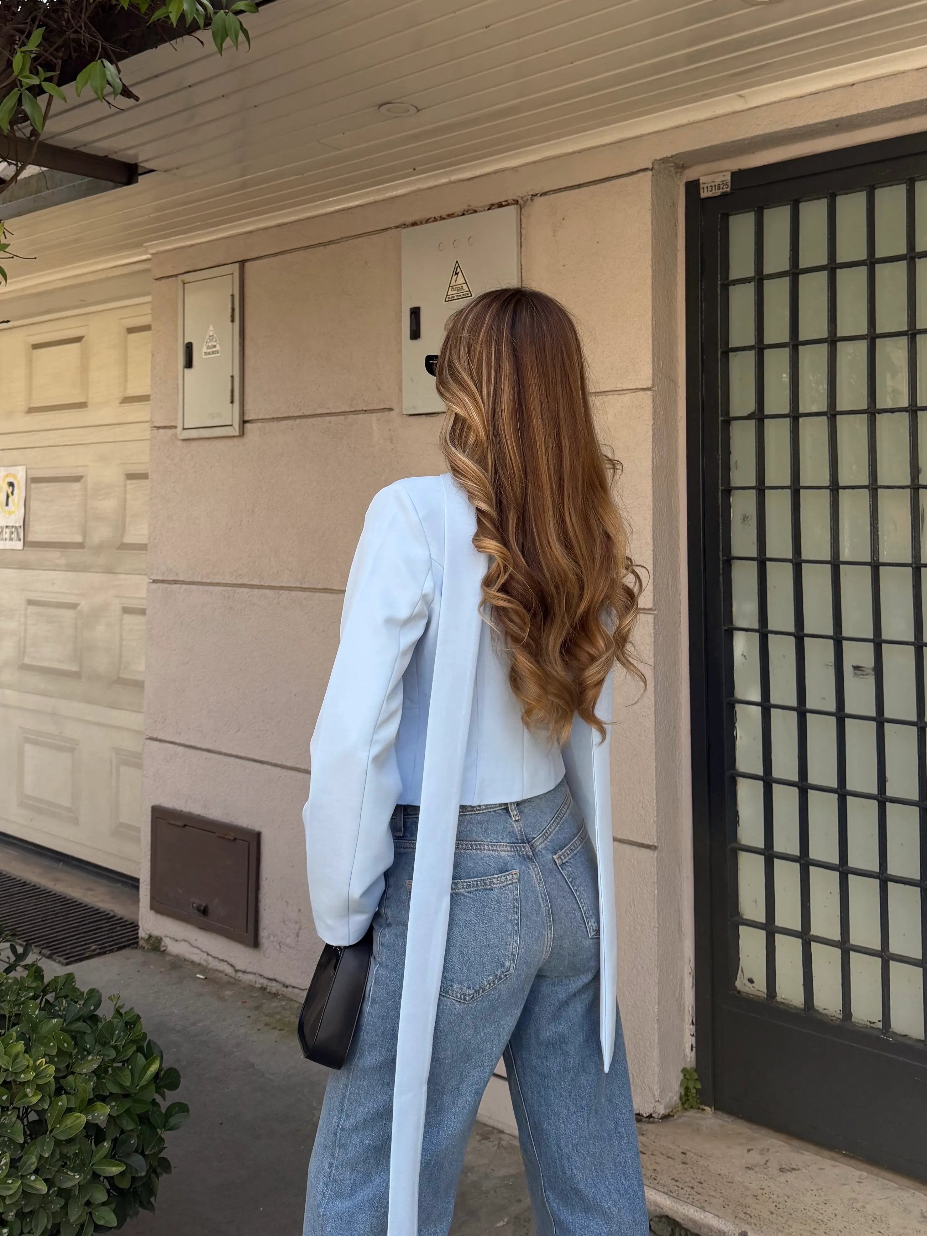 بليزر بشال ازرق - KP7220