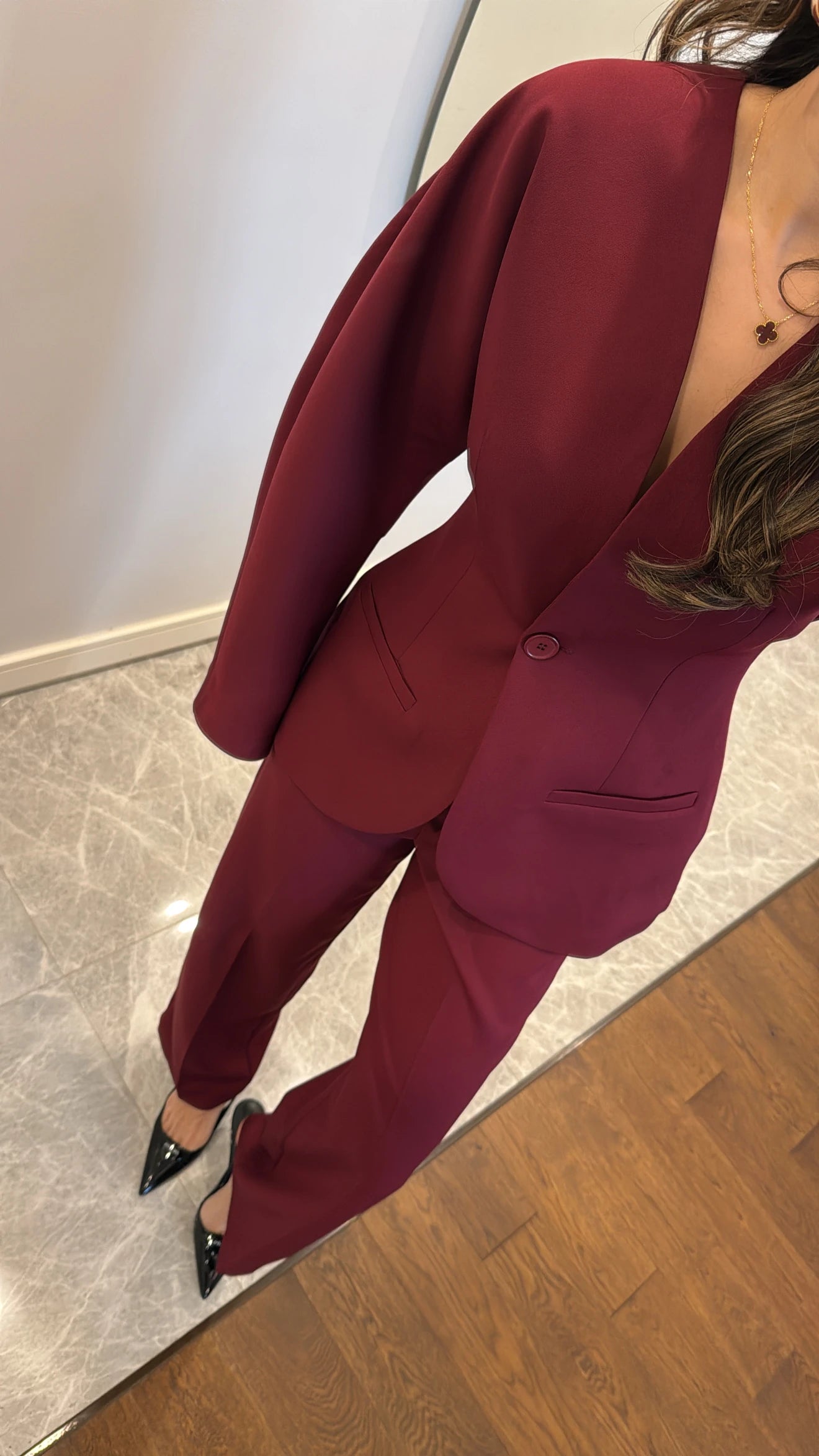 طقم رسمي خمري - KP1230