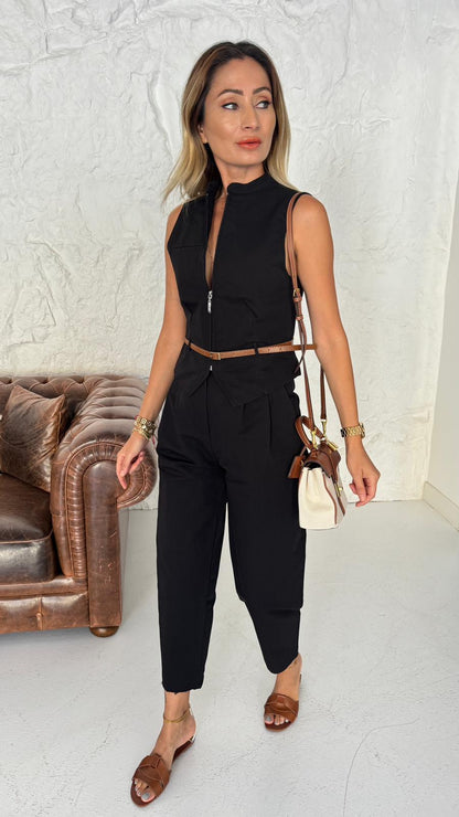 KP1057 - طقم فيست اسود