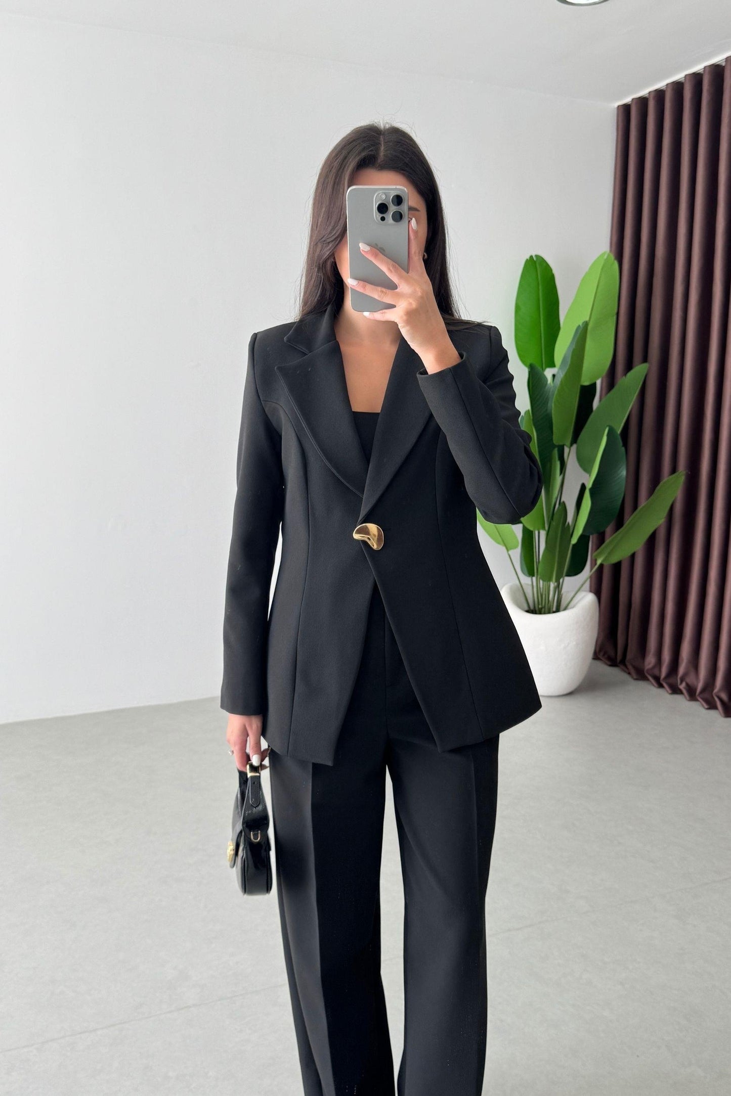 طقم رسمي اسود - KP1403