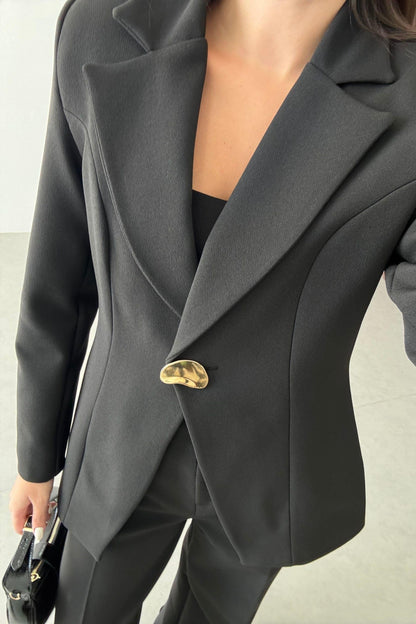 طقم رسمي اسود - KP1403