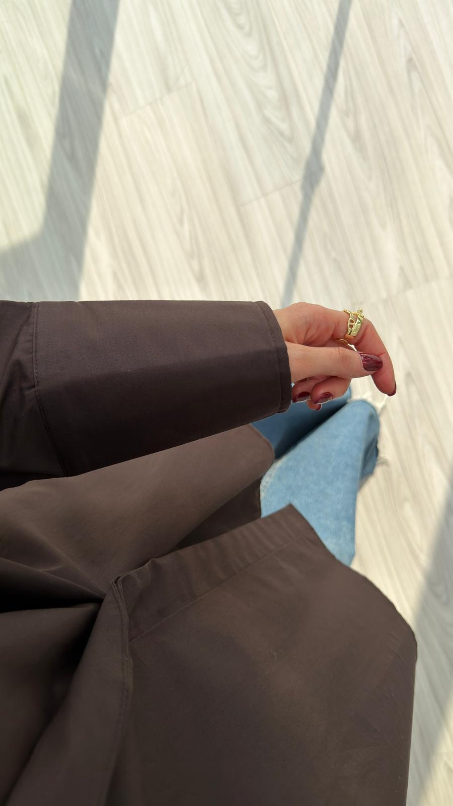 قميص ربط بني - KP4377