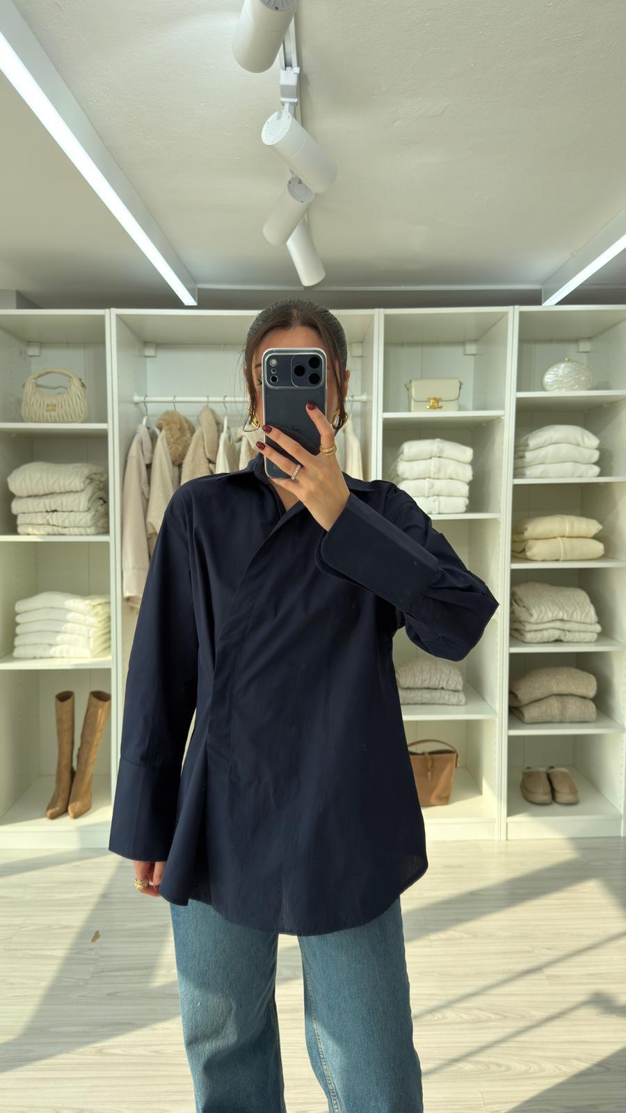 قميص ربط كحلي - KP4377