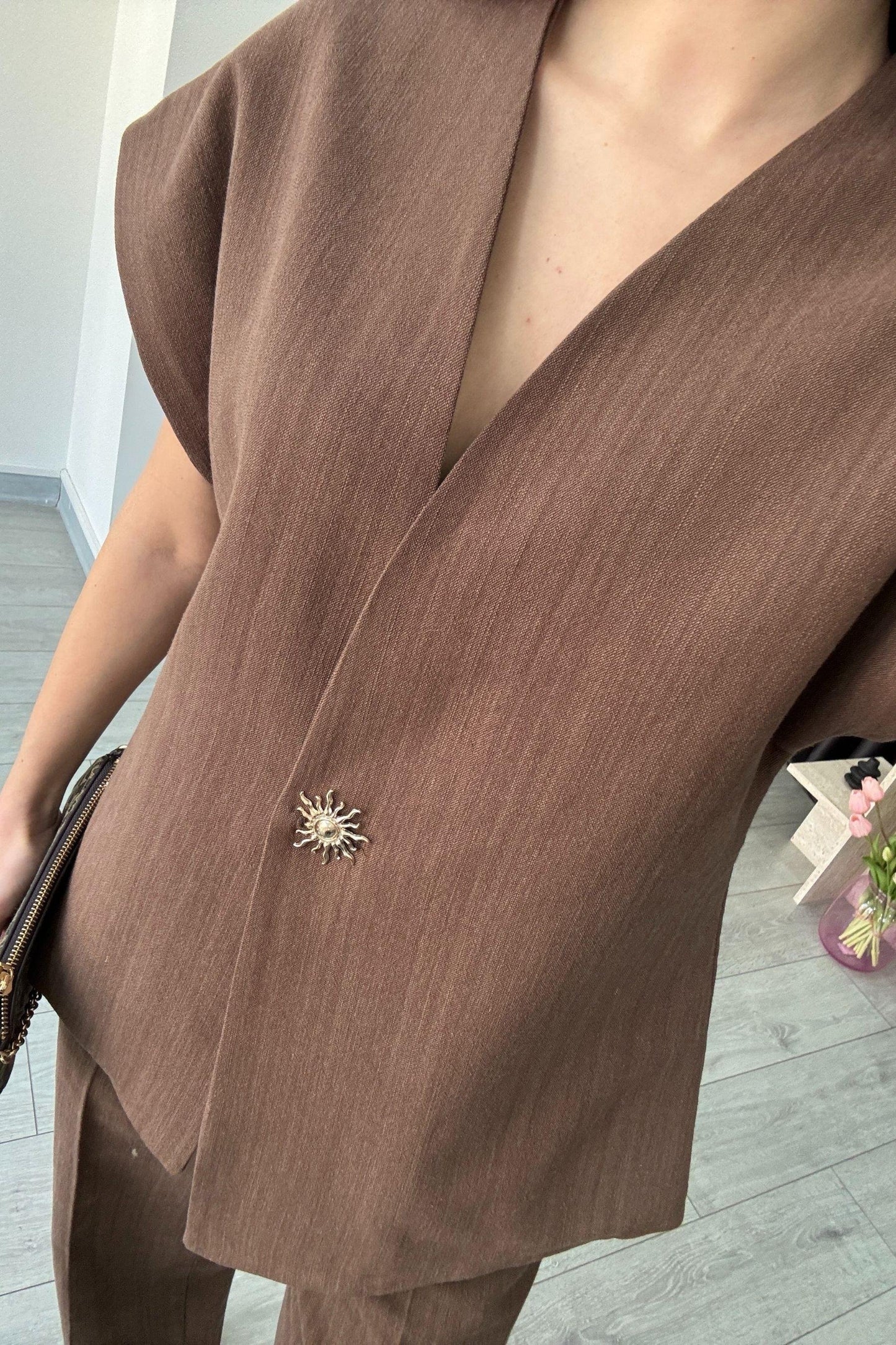 طقم شمس بني - KP1252