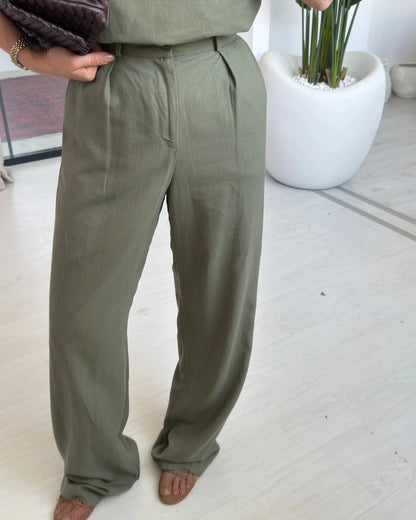 طقم زيتي Massimo Dutti - KP1253