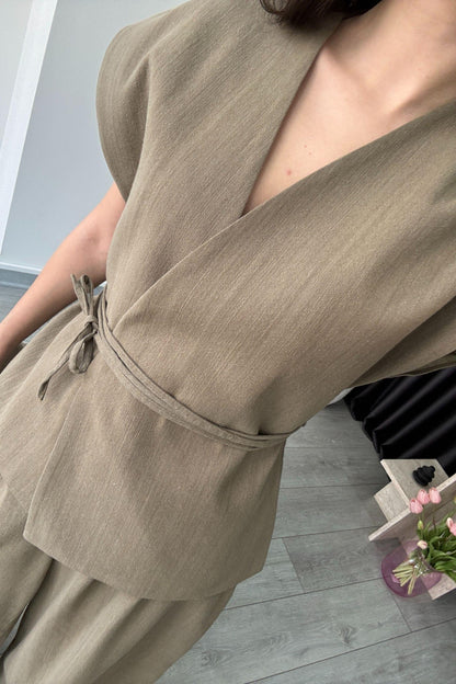 طقم كيمونو اخضر - KP1202