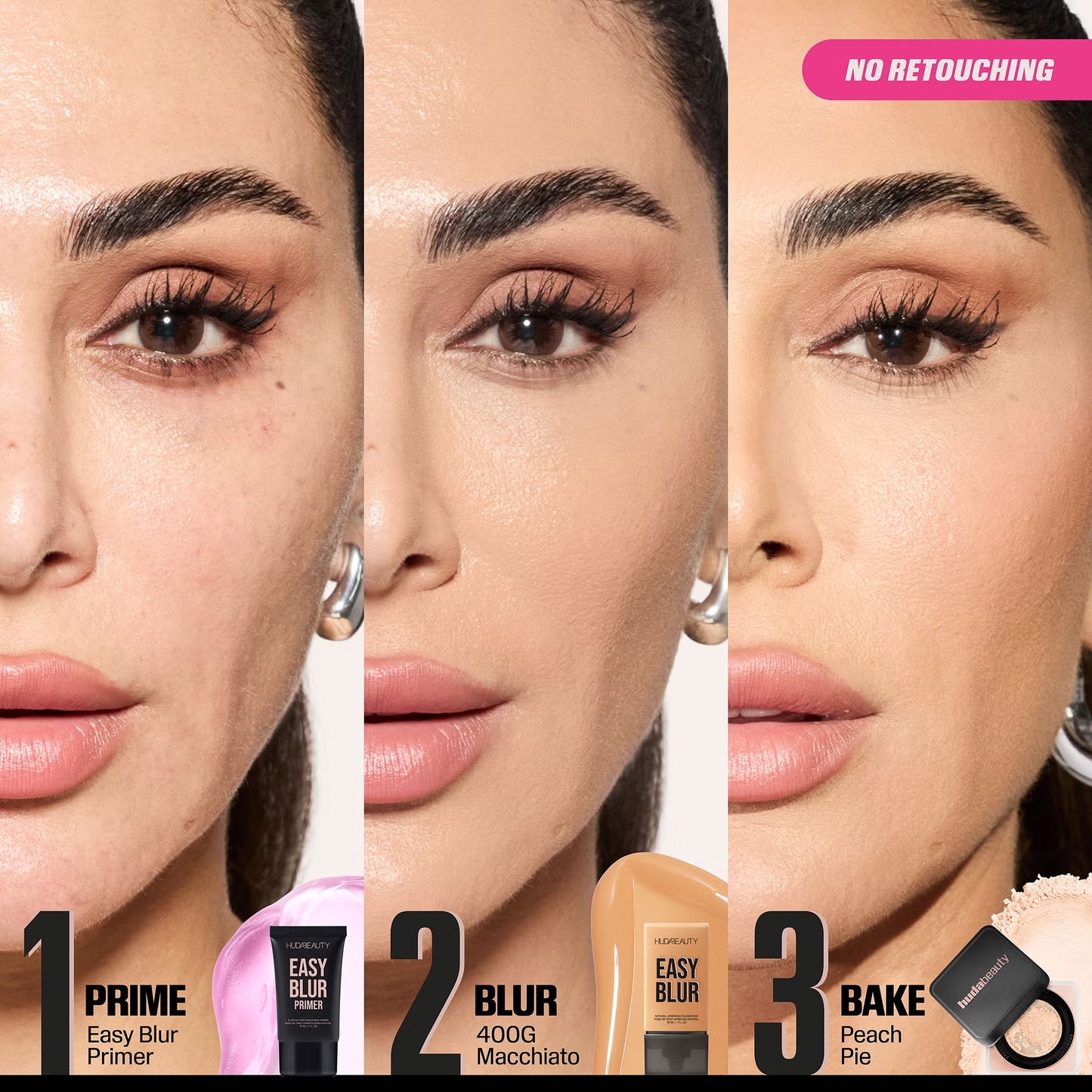 Huda Beauty Easy Bake Loose Powder Peach Pie - KB