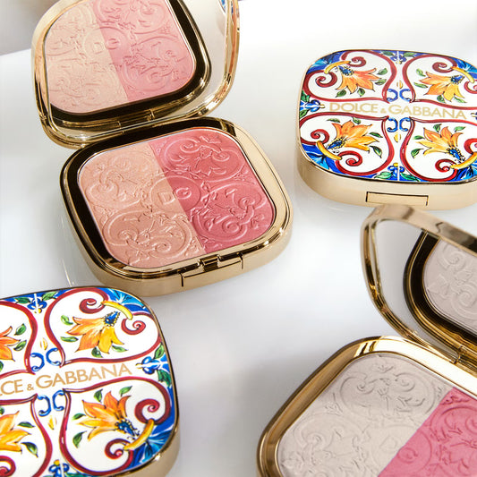 Dolce & Gabbana Solar Glow Illuminating Powder Duo 1 SWEET PINK - KB
