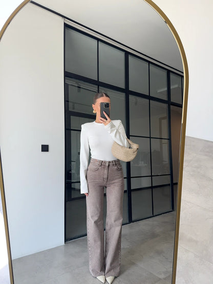 بنطلون جينز بني - KP5065