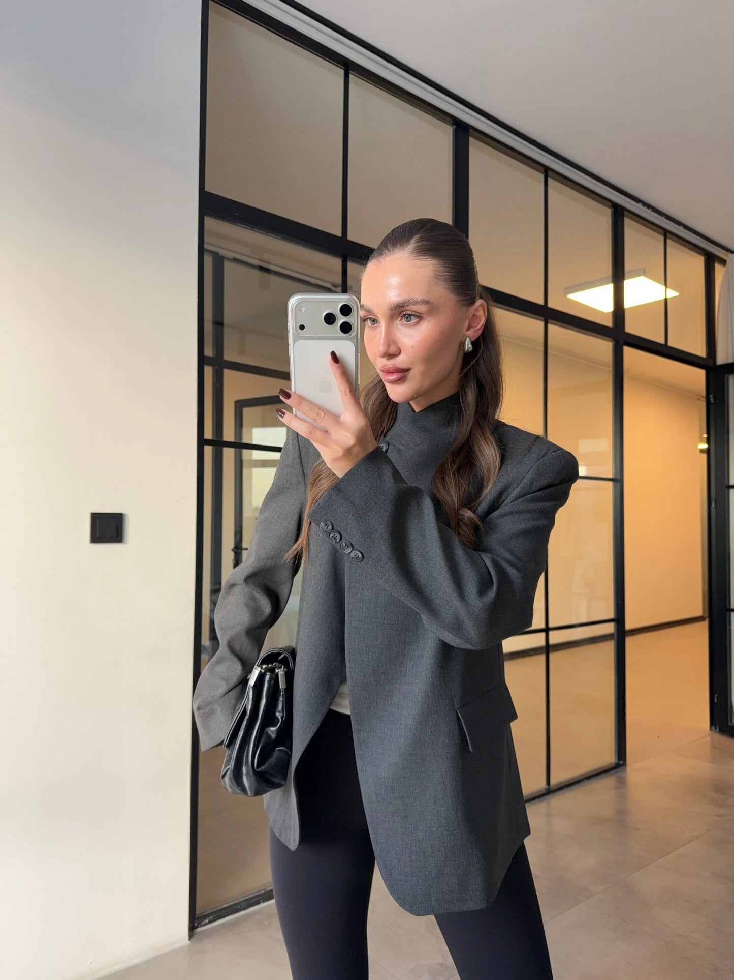 بليزر رمادي - KP7158