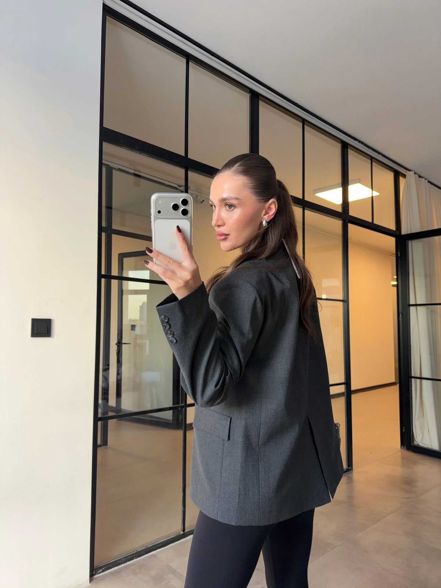 بليزر رمادي - KP7158