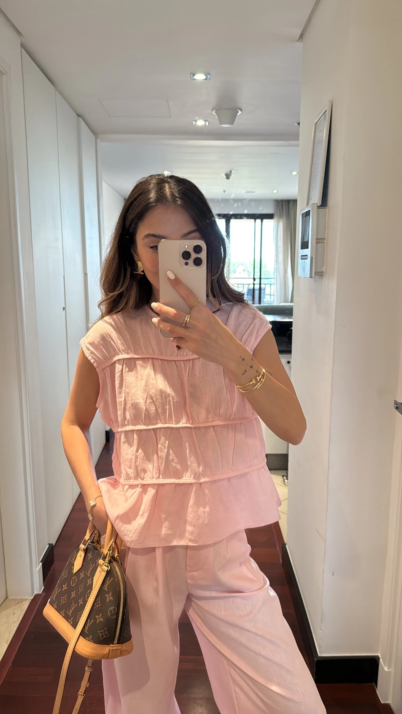 طقم صيفي زهري - KP1261