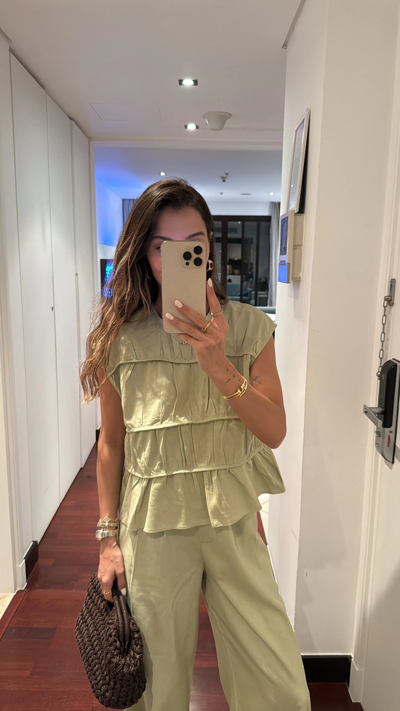 طقم صيفي اخضر - KP1261