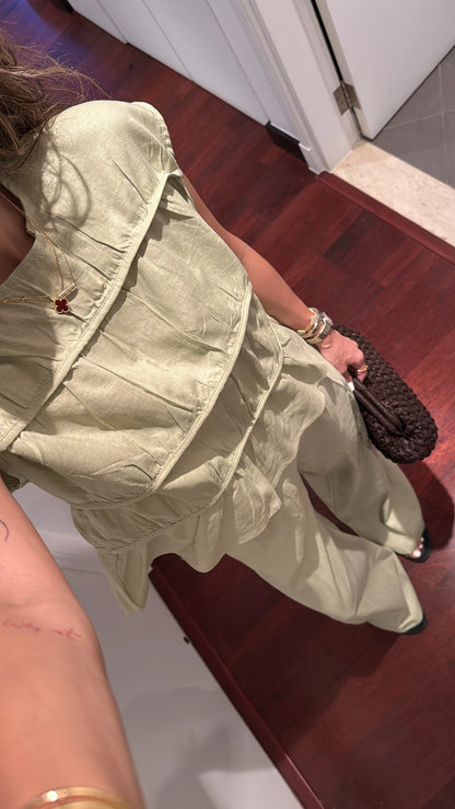 طقم صيفي اخضر - KP1261