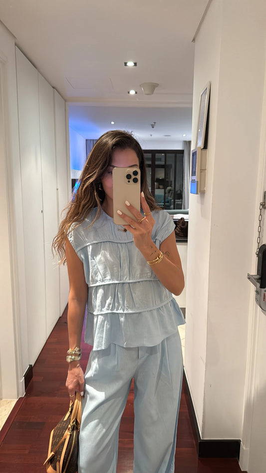 طقم صيفي ازرق - KP1261