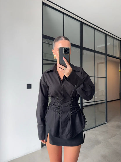 قميص اسود - KP4278