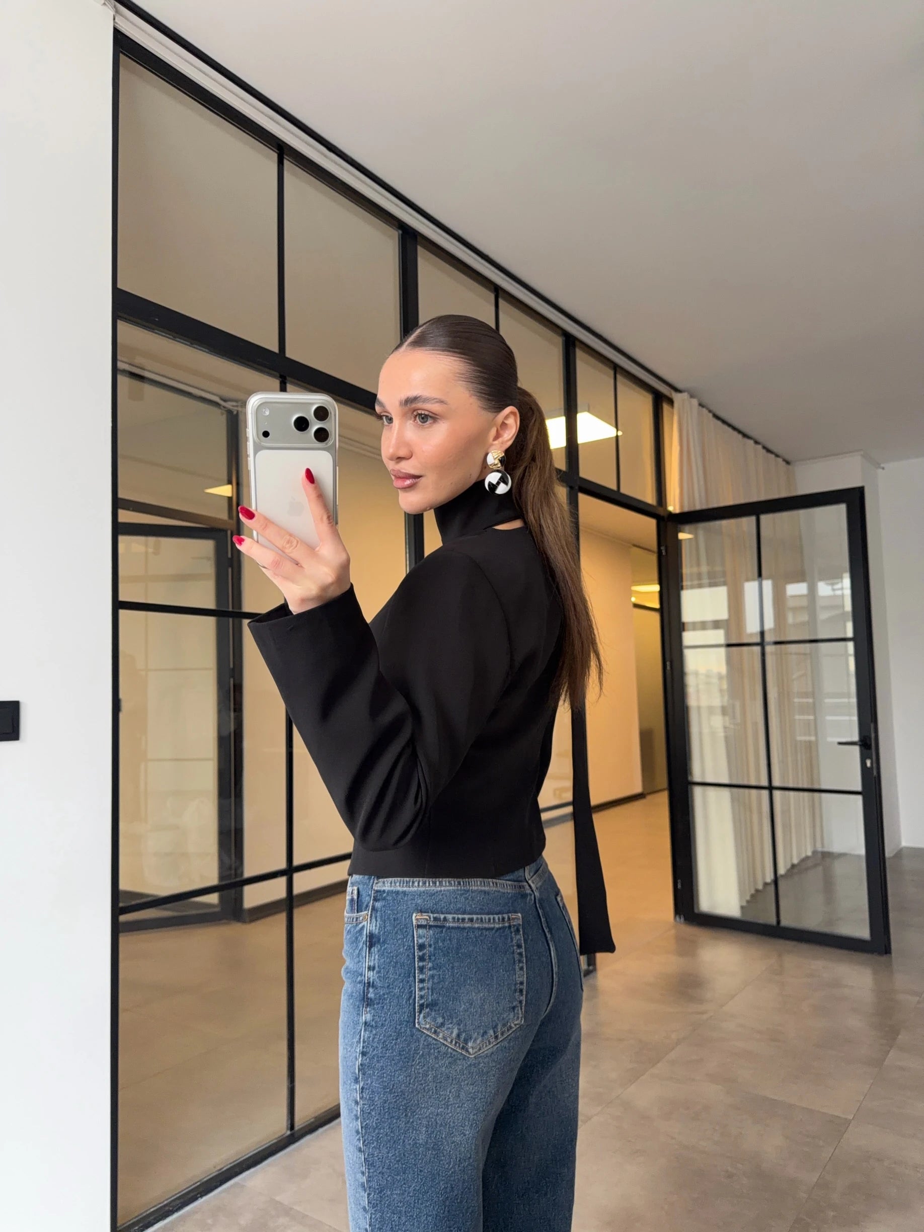 بليزر بشال اسود - KP7220