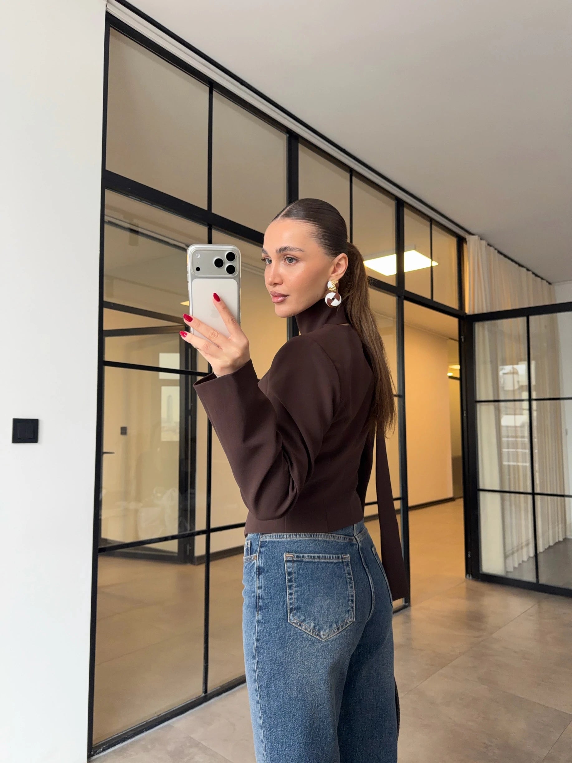 بليزر بشال بني - KP7220