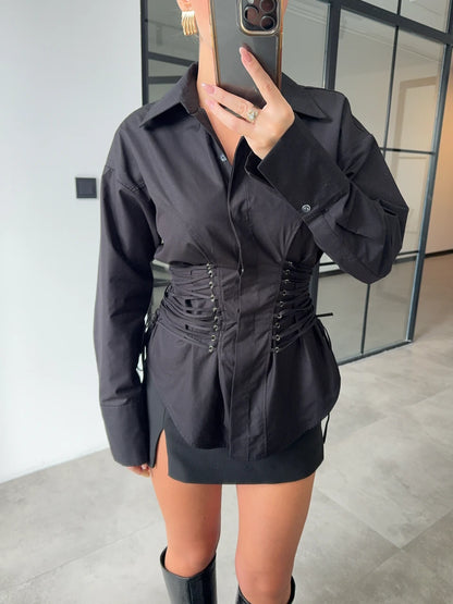 قميص اسود - KP4278