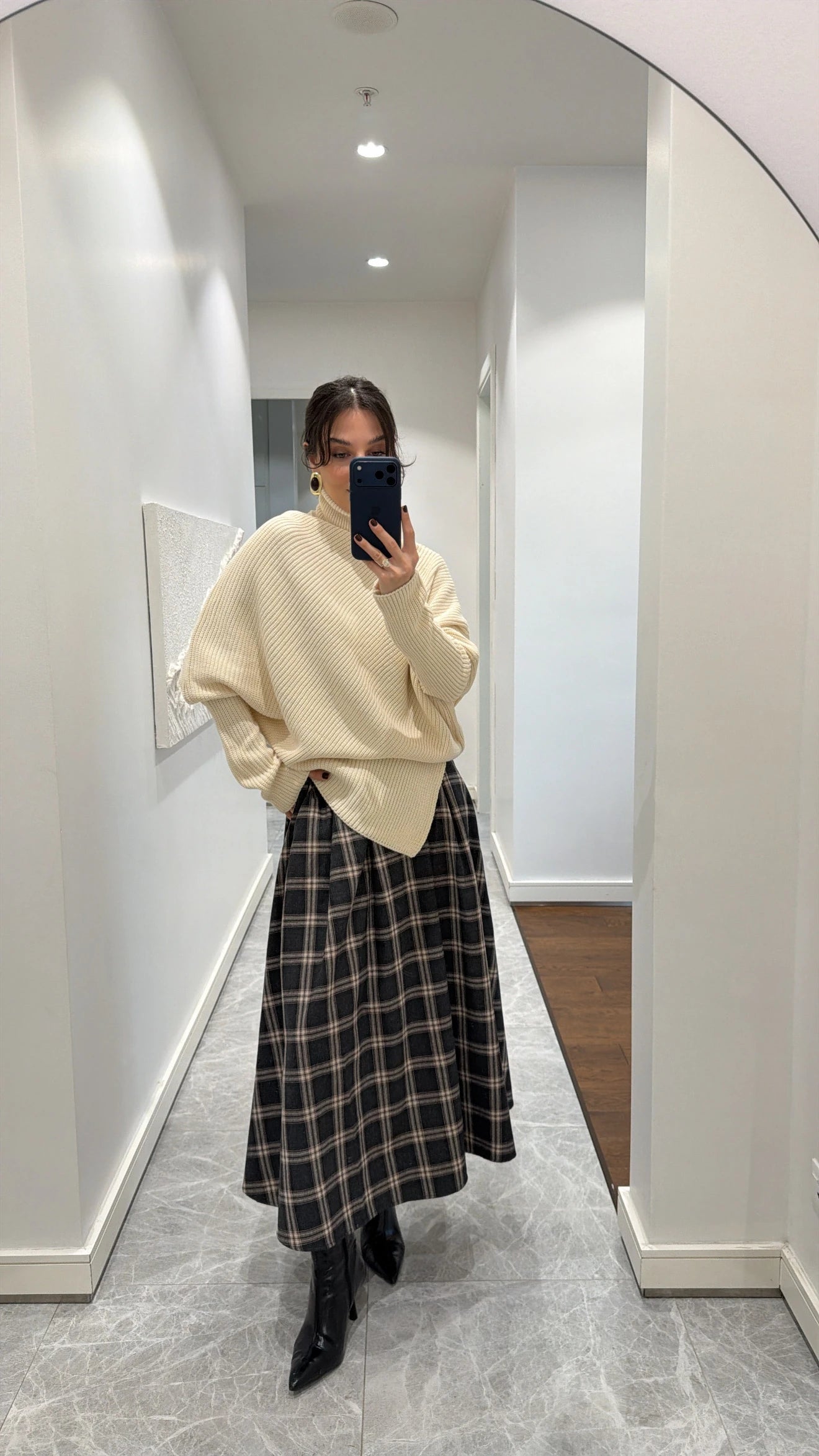 تنورة كاروهات - KP6020