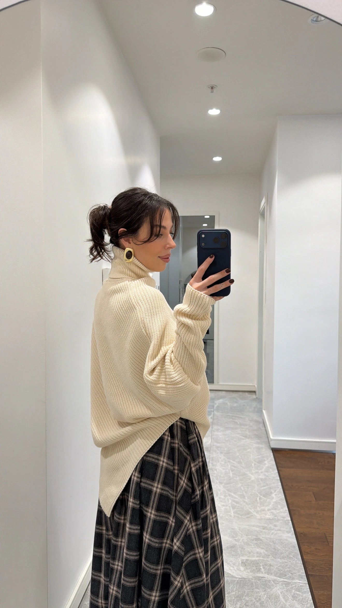 تنورة كاروهات - KP6020