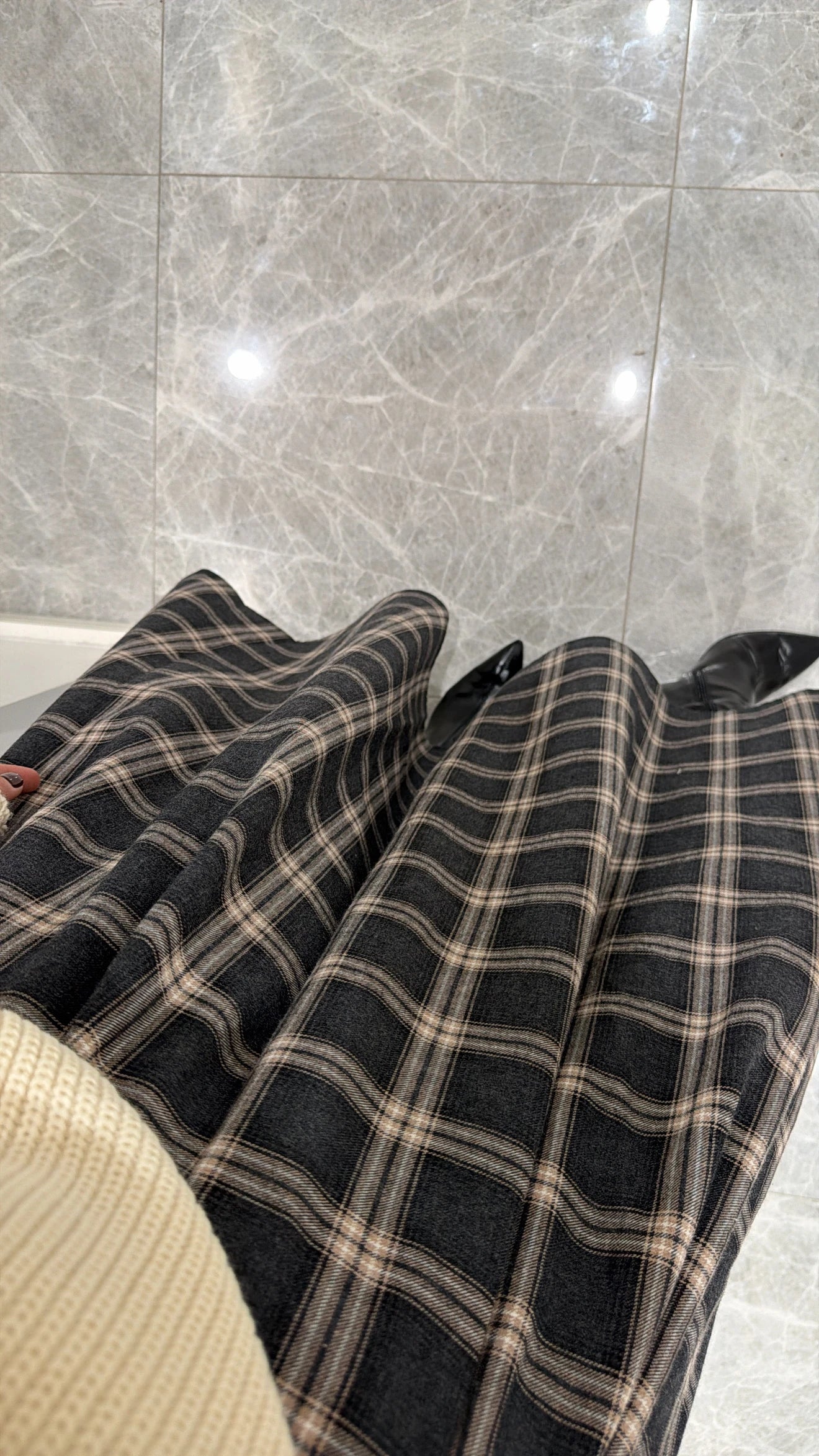 تنورة كاروهات - KP6020