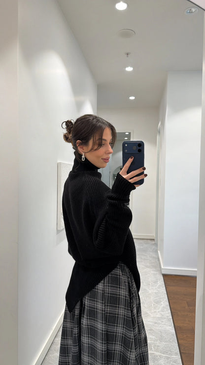 بلوزة اسود - KP4354