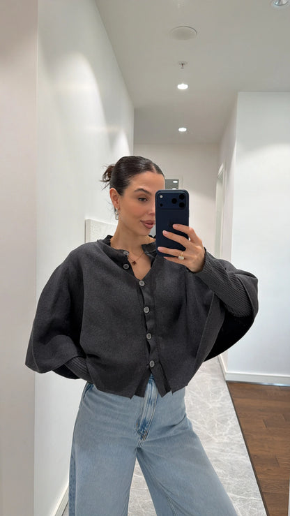 جرزة رمادي بأزرار - KP4372