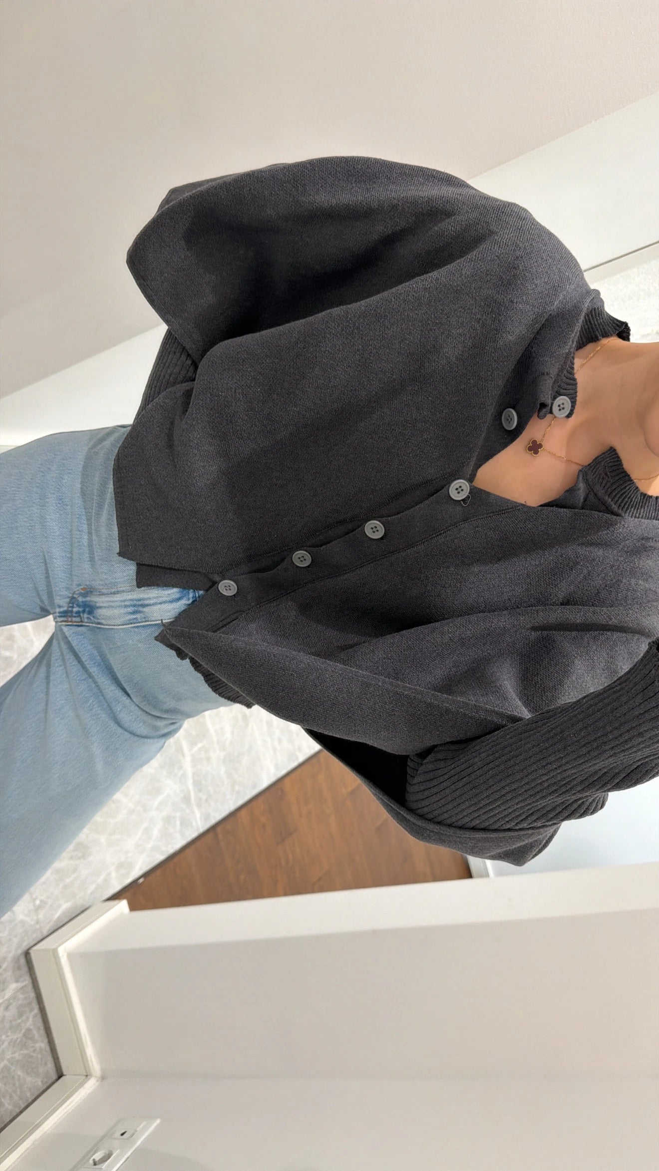 جرزة رمادي بأزرار - KP4372