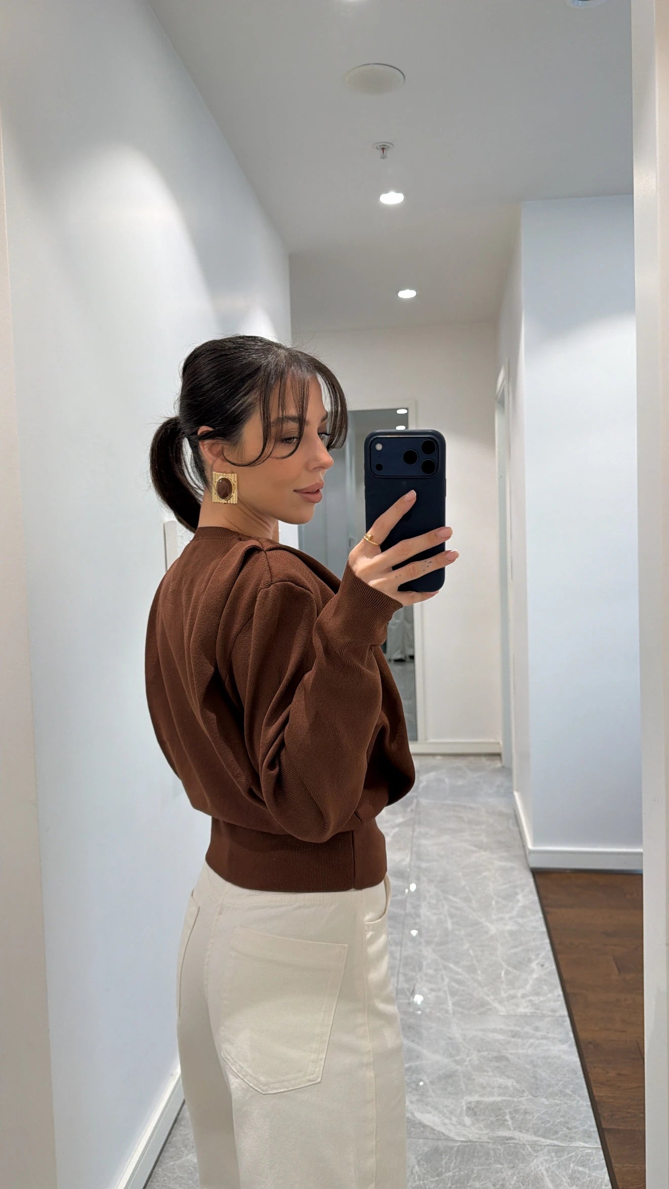 بلوزة بني - KP4366