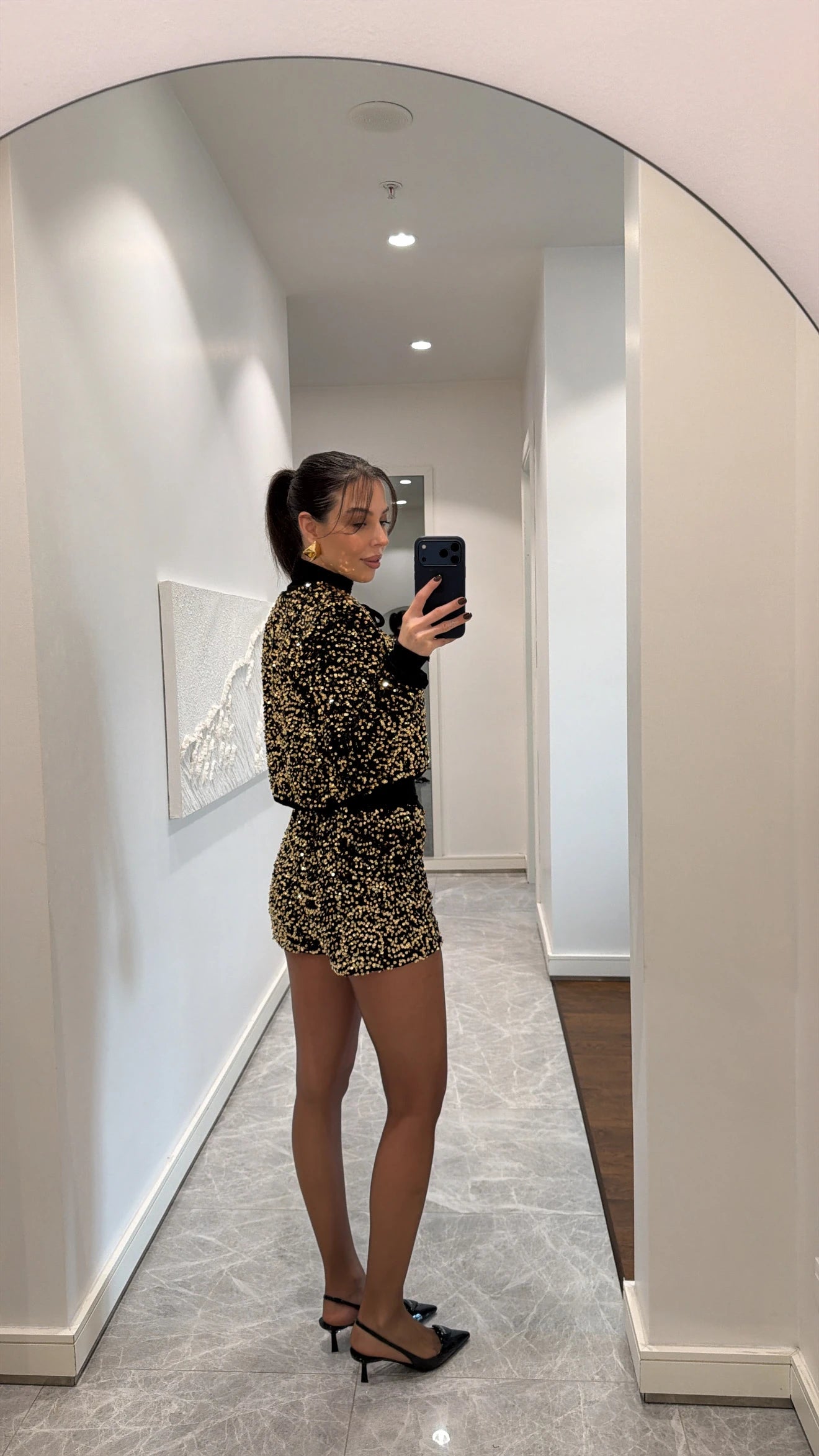 طقم خرز ذهبي - KP1483