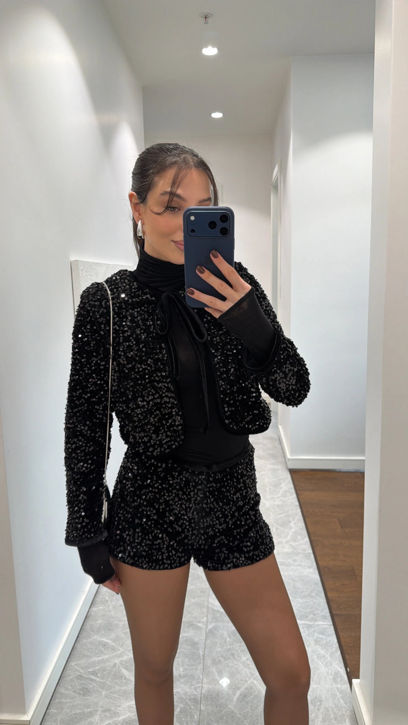 طقم خرز اسود - KP1483