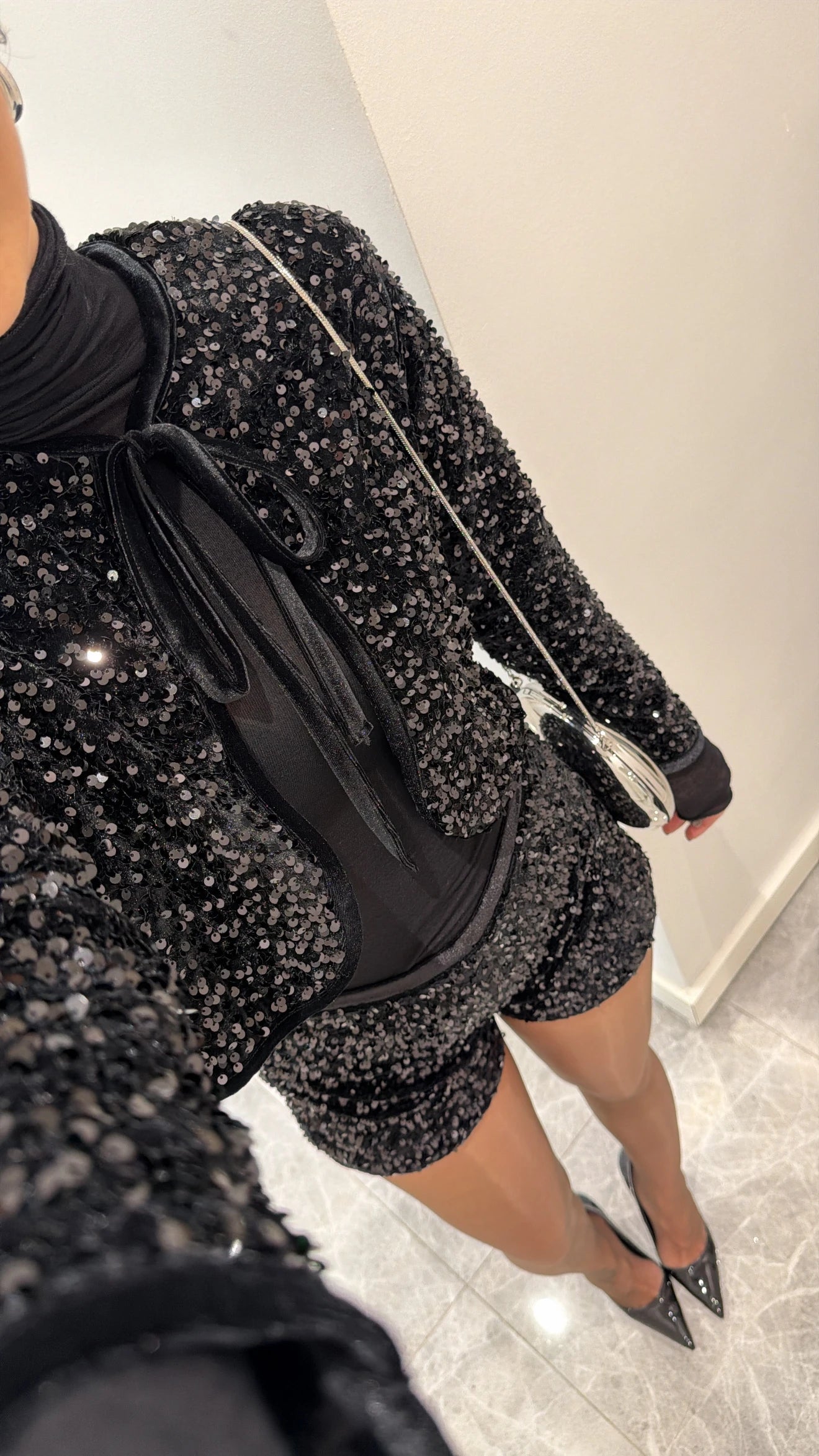 طقم خرز اسود - KP1483