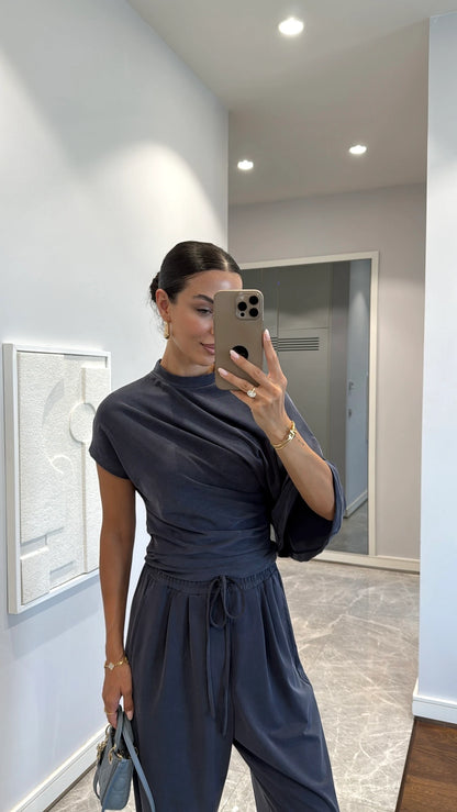 طقم عملي رمادي - KP1347