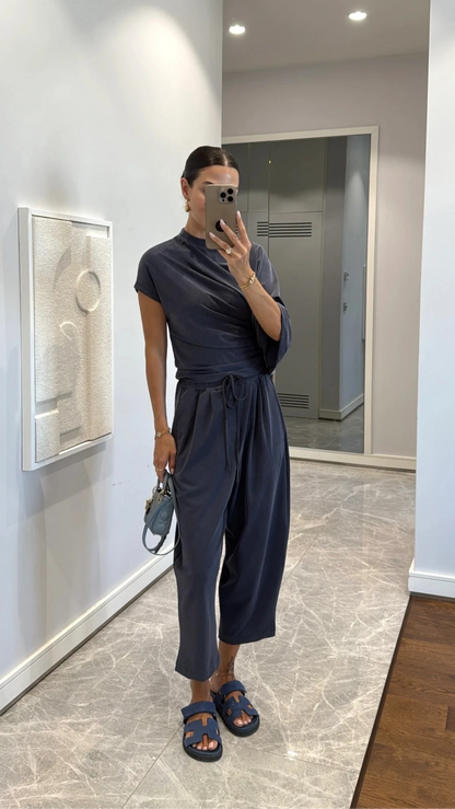 طقم عملي رمادي - KP1347