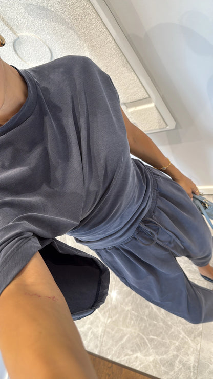 طقم عملي رمادي - KP1347