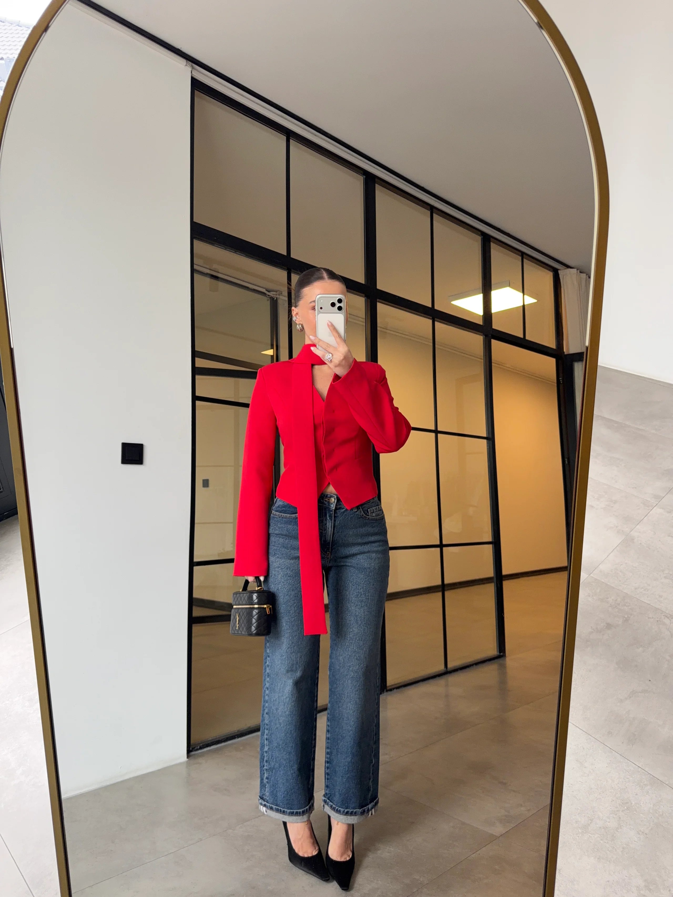 بليزر بشال احمر - KP7220