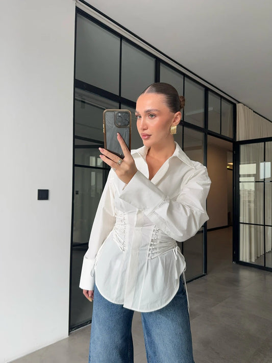 قميص ابيض - KP4278