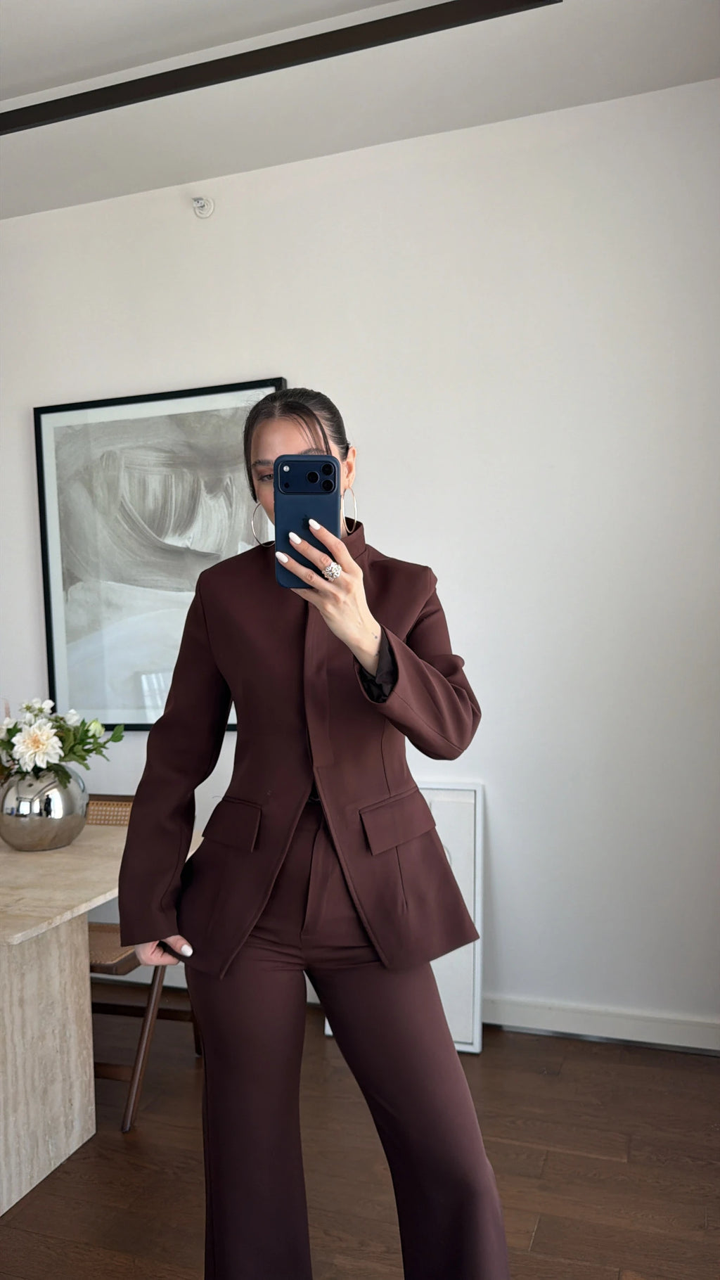 طقم رسمي بني - KP1554