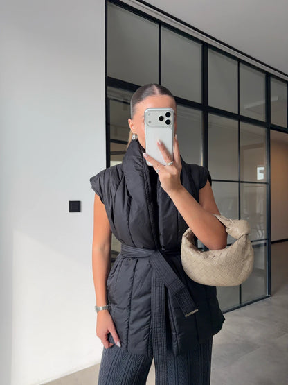 ڤيست اسود بحزام - KP7098