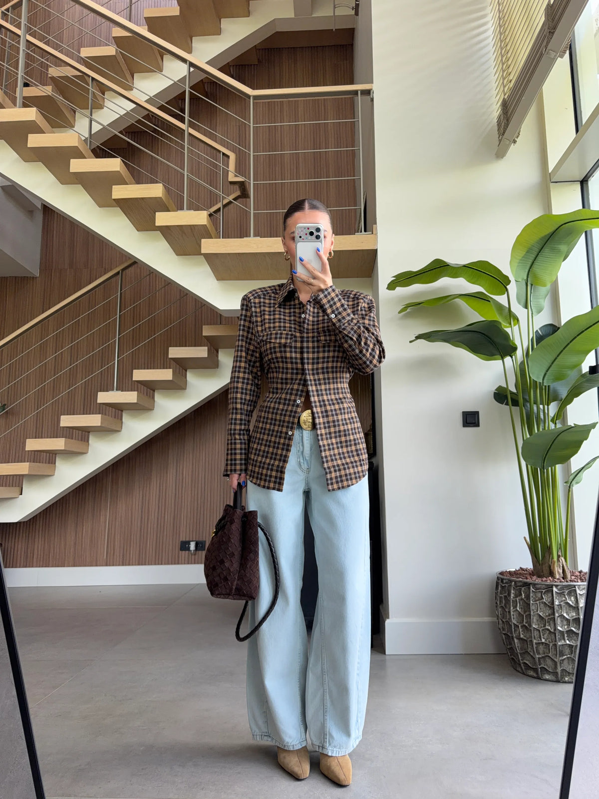 قميص مربعات كاميل - KP4663